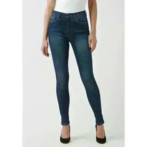 Buffalo Women's 31 Ivy High Rise Azure Dark Blue Jeans NWT $99